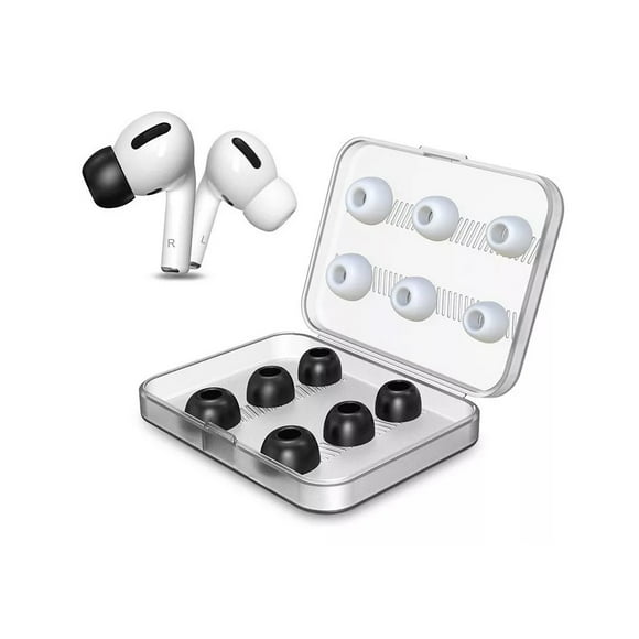 6 Pares Almohadillas Memory Foam / Silicona Para AirPods Pro