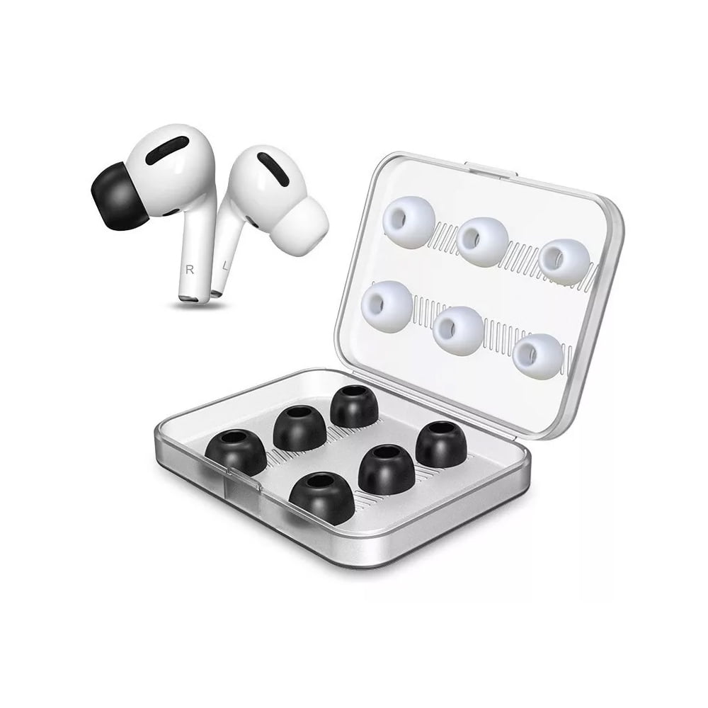 Vanan - 6 Pares Almohadillas Memory Foam / Silicona Para Airpods Pro