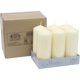 thumbnail image 2 of Stonebriar Velas de pilar marfil sin aroma, 80 horas de duración, paquete de 6, 2 of 3