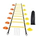 thumbnail image 3 of Equipo de entrenamiento de agilidad para fútbol, ​​10 conos, dispositivo de entrenamiento de velocidad para fútbol, ​​4 estacas de acero para entrenam, 3 of 5