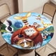 thumbnail image 5 of Open Season-theme Fitted Round Tablecloths Elastic Edged Table Covers Waterproof Table Cloth for Kitchen Holiday Party Tables Decor 150cm, 5 of 6