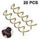 thumbnail image 1 of 20 horquillas en espiral para el cabello, pinzas giratorias, pinzas redondas para el cabello, horquillas en espiral para peinados DIY, pinzas giratorias, 1 of 8