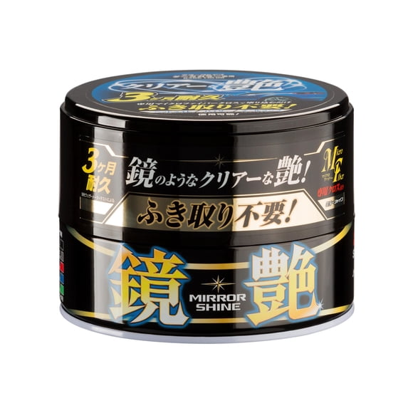 Cera para autos SOFT99 Mirror Shine Dark 200 g repelente al agua