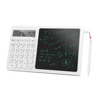 Oem - Calculadora De Escritorio Con Tablet Lcd 8 Pulgadas Blanco