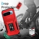 thumbnail image 5 of Funda Armada para Google Pixel 9 Pro con Tapa Deslizante y Soporte Magnético Giratorio Rojo, 5 of 5
