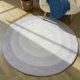 thumbnail image 2 of Alfombra de felpa con antideslizante - circulo lila, 2 of 4