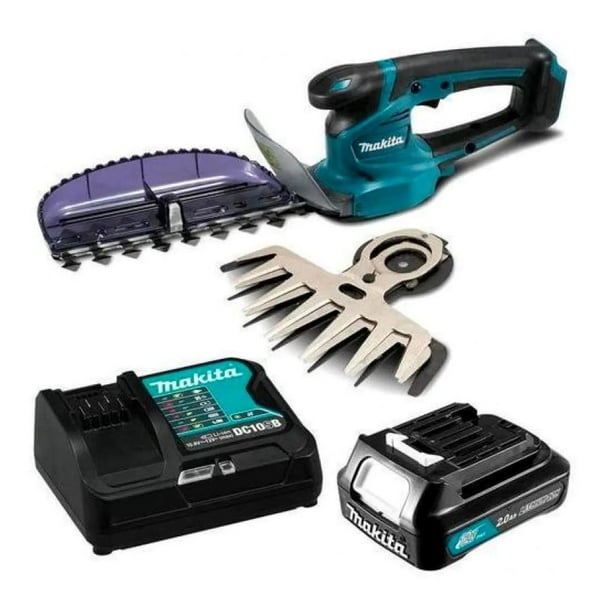 Cortasetos CXT 12V Max UH201DSYX Makita carg+bater turquesa 17x55x17