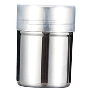Magideal - Coctelera De Azúcar En Polvo De Acero Inoxidable, Rociador De , De Café, De Malla Fina, Salero Para Cocinar Cupcakes, Hornear, , Pequeña Pequeña