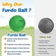 thumbnail image 4 of Pelota para Perro Furdo 64 cm Pastoreo Verde para Razas Grandes, 4 of 8