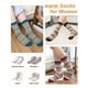 thumbnail image 5 of Pack De 5 Calcetines De Lana Para Mujer Cálidos De Punto Grueso Para Mujer, 5 of 6