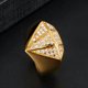 thumbnail image 2 of Anillo Hombre Gold Titan Diamantes Moda Masculina 202, 2 of 3