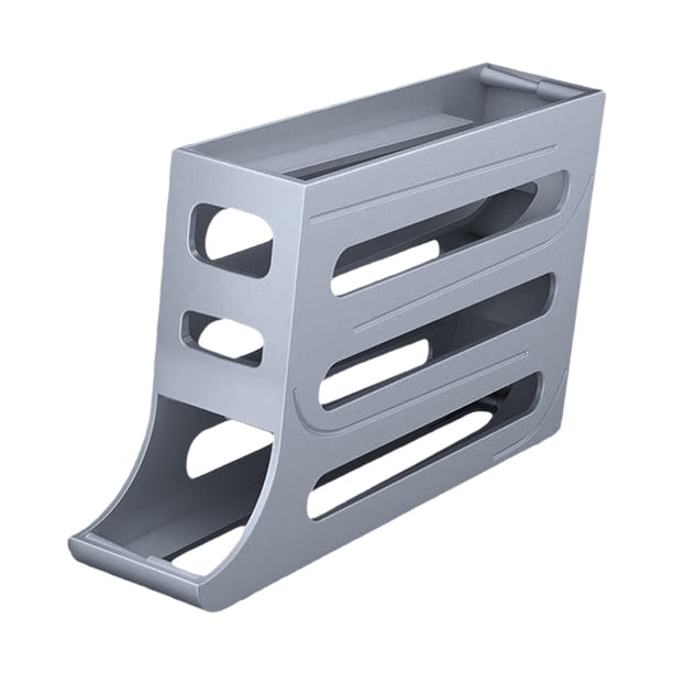 Soporte Para Huevos, 30 Huevos, Caja Recolectora De Huevos, Bandeja Organizadora De Huevos, Dispensador De Huevos, Gris