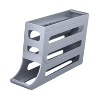 Bothyi - Soporte Para Huevos, 30 Huevos, Caja Recolectora De Huevos, Bandeja Organizadora De Huevos, Dispensador De Huevos, Gris