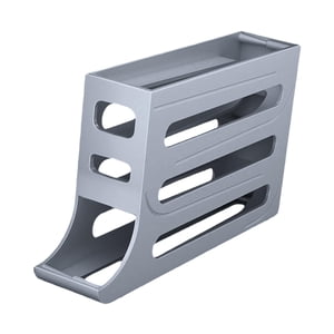 Bothyi - Soporte Para Huevos, 30 Huevos, Caja Recolectora De Huevos, Bandeja Organizadora De Huevos, Dispensador De Huevos, Gris