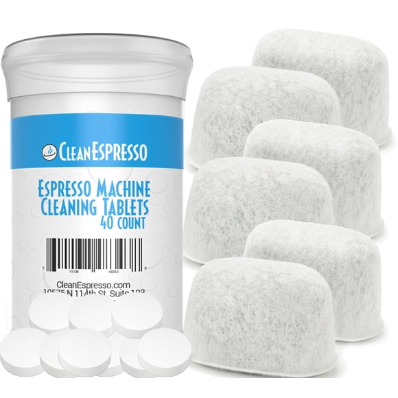 Kit De Limpieza Para 40 Tabletas Y 6 Filtros De Agua Breville