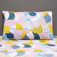 Zahr - Sabana Zarina 1.5 P Estampada Circulos Rosado