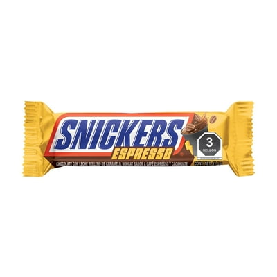 Chocolate Con Leche Relleno De Caramelo Sabor Café Espresso 41.5 G Snickers