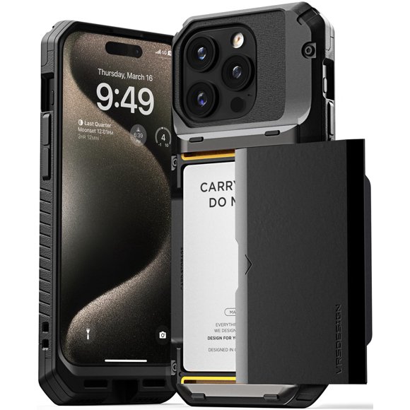 Funda para teléfono VRS DESIGN Damda Glide Pro Wallet iPhone 15 Pro