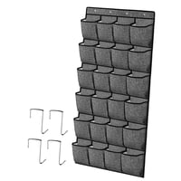 Magideal - Bolsillos Colgantes De Pared Sobre Organizador, Estantes De Almacenamiento, 24 Bolsillos, Estante Para Zapatos, Colgador De Zapatos, Bolsa Multiuso, S