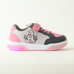 Zapatilla Con Luces Niña Minnie Candied Rosado Disney