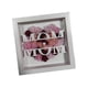 thumbnail image 1 of Caja De Sombra De Flores De Mamá Personalizada Para La Sala De Estar Festivales Días Festivos Fucsia, 1 of 5