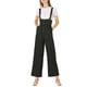 thumbnail image 5 of INSPIRE CHIC Mono de Mujer con Botones al Frente, Cintura Alta, Cinturón y Corte Recto, Talla S, Negro, 5 of 8