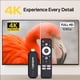 thumbnail image 2 of Android 14.0 TV Stick 16GB ATV Amologic S905 L3 Quad-Core WiFi6 2.4G/5.8Ghz BT5.4 4K AV1 Ultra HD Control por Voz Reproductor para Hogar Inteligente, 2 of 16