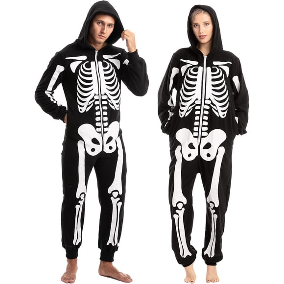 Spooktacular Creations Disfraz de Esqueleto para Halloween, Unisex, Talla S