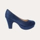 thumbnail image 4 of Zapato Taco Azul Vía Franca, 4 of 5