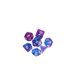 thumbnail image 3 of Juego De Dados De 7x, Juego De Dados Poliédricos Para Juego De Rol De Fiesta, Azul Y Violeta, 3 of 5