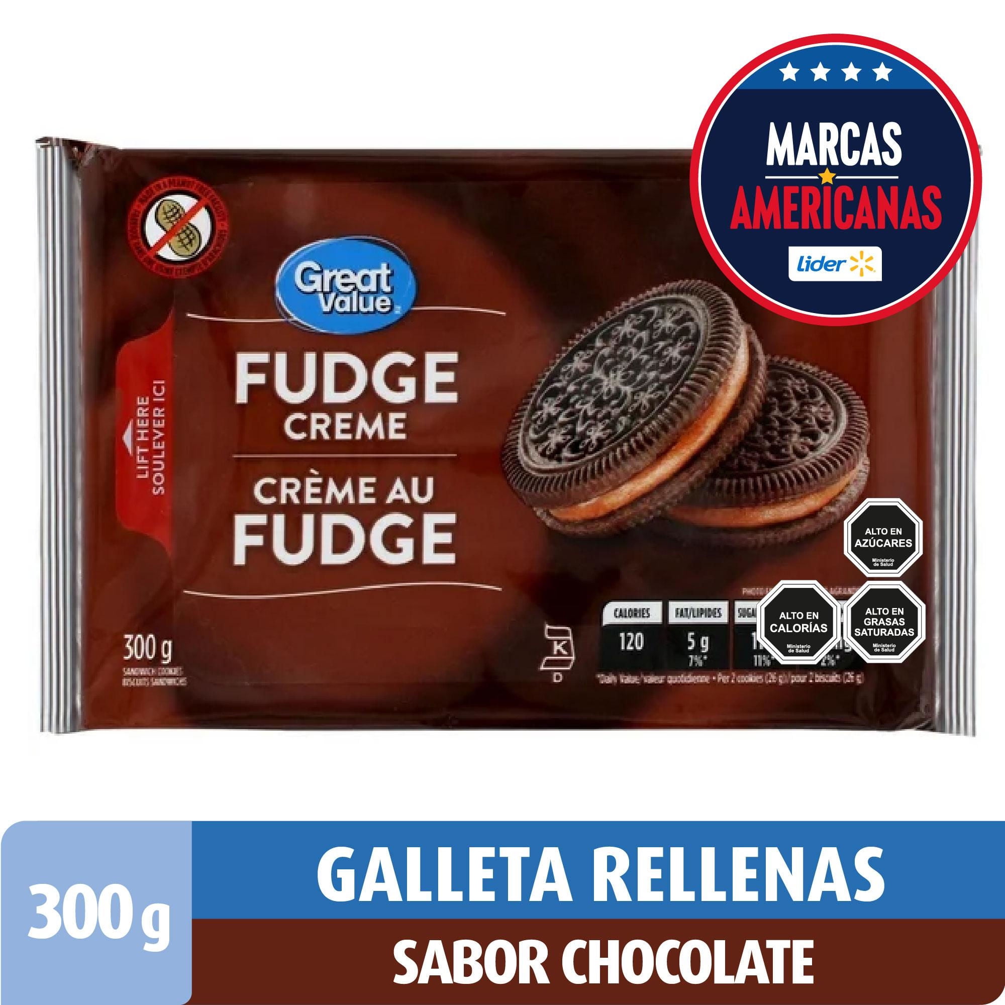 Galleta Fudge Chocolate 300 g Great Value