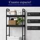 thumbnail image 4 of Estante Mueble Organizador De Baño 2 Niveles Repisa negro, 4 of 5