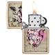 thumbnail image 4 of Mechero de bolsillo Zippo Literary Anatomy Flat Sand, 4 of 6