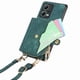 thumbnail image 5 of Funda Tipo Cartera con Correa Cruzada para Xaiomi Redmi Note 12 5G Protección Contra Golpes Verde, 5 of 6