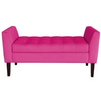 Genérico - Banqueta Baúl Patagonia Color Fucsia