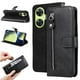thumbnail image 2 of Funda con Cremallera para OnePlus Nord CE 3 Lite, Carcasa Cartera de Cuero PU con Soporte y Tarjetero, 2 of 6