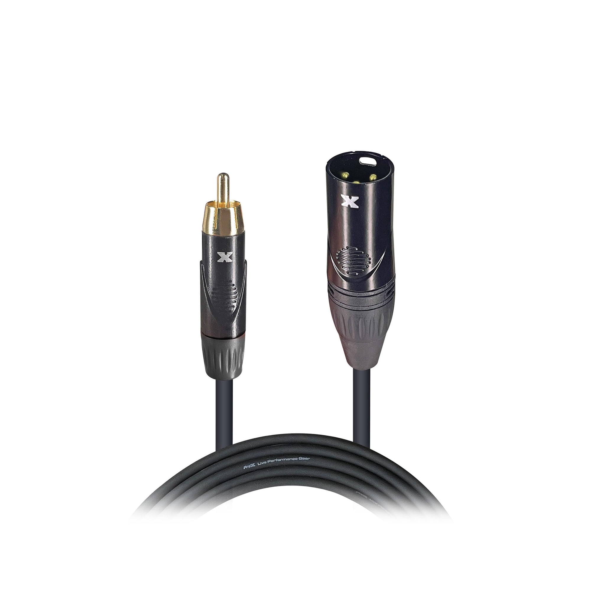Prox Live Performance Gear - Cable De Audio Prox Xc-rxm25 Xlr Macho A Rca Macho De 7,6 M