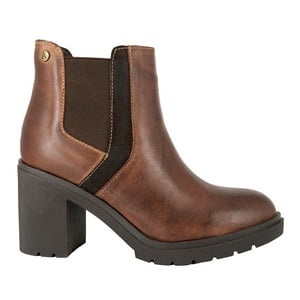 Botin De Cuero Zanra Cafe Alquimia