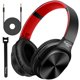 thumbnail image 1 of Auriculares Hayner-Seek Studio Over Ear con micrófono negro-rojo, 1 of 7
