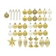 thumbnail image 1 of Juego De 40 Adornos De Bolas De Navidad, Decoración Navideña Para Cumpleaños, Festival, Patio, Dorado, 1 of 5