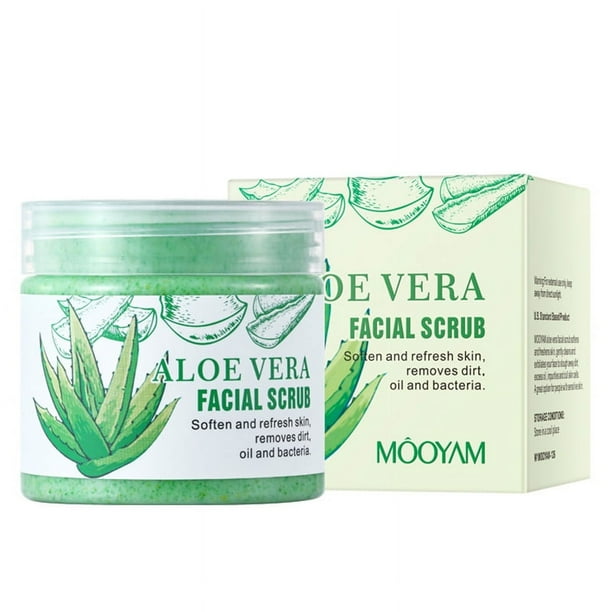 Revitalize Your Skin with Vitamin C Face Scrub & Facial Exfoliator - Deep Cleansing Turmeric, Blueberry, Aloe Vera & Coconut Formula For All Skin Types