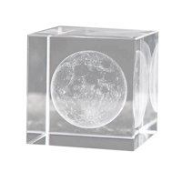 Bothyi - 3D Crystal Cube Crafts Weather Sign Cube Para El Día De San Valentín Decoración Luna