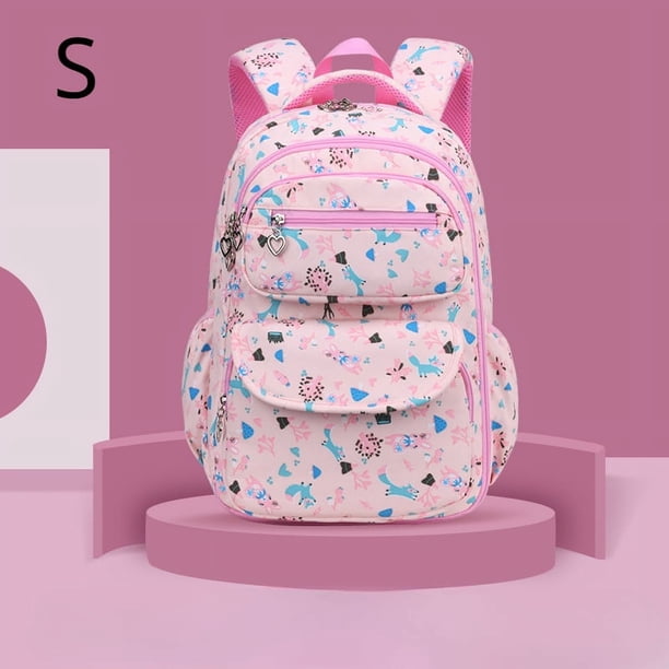 Primary School Students Backpack, Lightweight Cartoon Schoolbag, Large Capacity Bookbag With Pencil Pockets