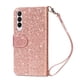thumbnail image 3 of Funda para FOXDOCK Elegante funda Samsung Galaxy Z Fold3 5G Glitter con cremallera-Ideal para el uso diario, 3 of 5