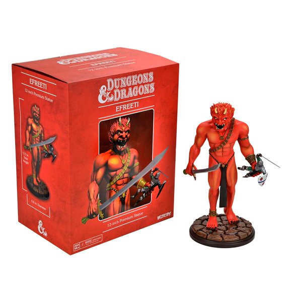Estatua de WizKids, réplicas de D&D de Efreeti de The Realms, 30 cm de altura