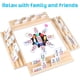 thumbnail image 3 of Domina Mexican Train JOYOUSLIFE Doble 12 con 4 Bandejas Madera, 3 of 3