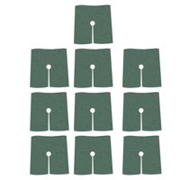 Ioensy - 10 Anillos De Mantillo Para Árboles, Engrosados, Para Paisajismo, Protección De Raíces, Tapete Protector De Árboles, Longitud Lateral De 32 Cm