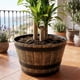 thumbnail image 2 of Macetero Plastico Diseño Efecto Barril De Madera Maceta XL, 2 of 8