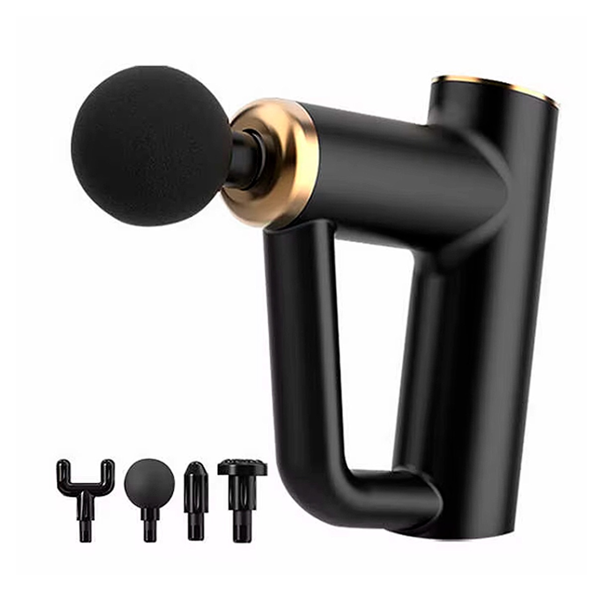 Genérico - Pistola Masajeadora Astec - 4 Cabezas 6 Niveles 9 Intesidades As010 - As1689