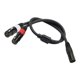 thumbnail image 1 of Cable De Audio XLR De 5 Pines Macho A Doble Hembra De 3 Pines, Cable De Audio Para Cámara De 2 Canales, Cable De Enchufe XLR, 1 of 5